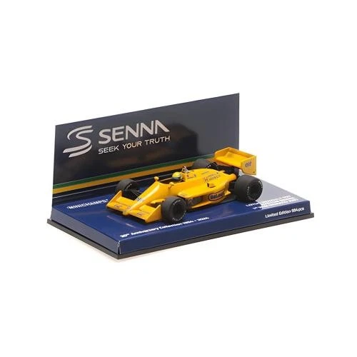 1:43 MINICHAMPS Lotus F1 Honda 99T #12 Winner Monaco Gp 1987 Senna 540873392 - Immagine 2 di 2
