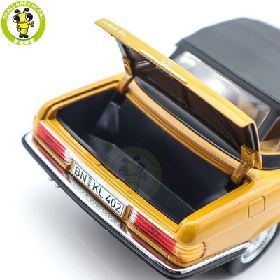 1/18 Mercedes Benz 450 SL 1975 Norev 183350 Cayenne Orange Diecast