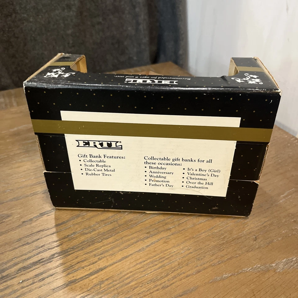 ERTL 1991 BANCO DE REGALO METAL FUNDIDO A PRESIÓN COCHE COLECCIONABLE TEMPORADA SALUDOS NAVIDAD Foto 4 de 4