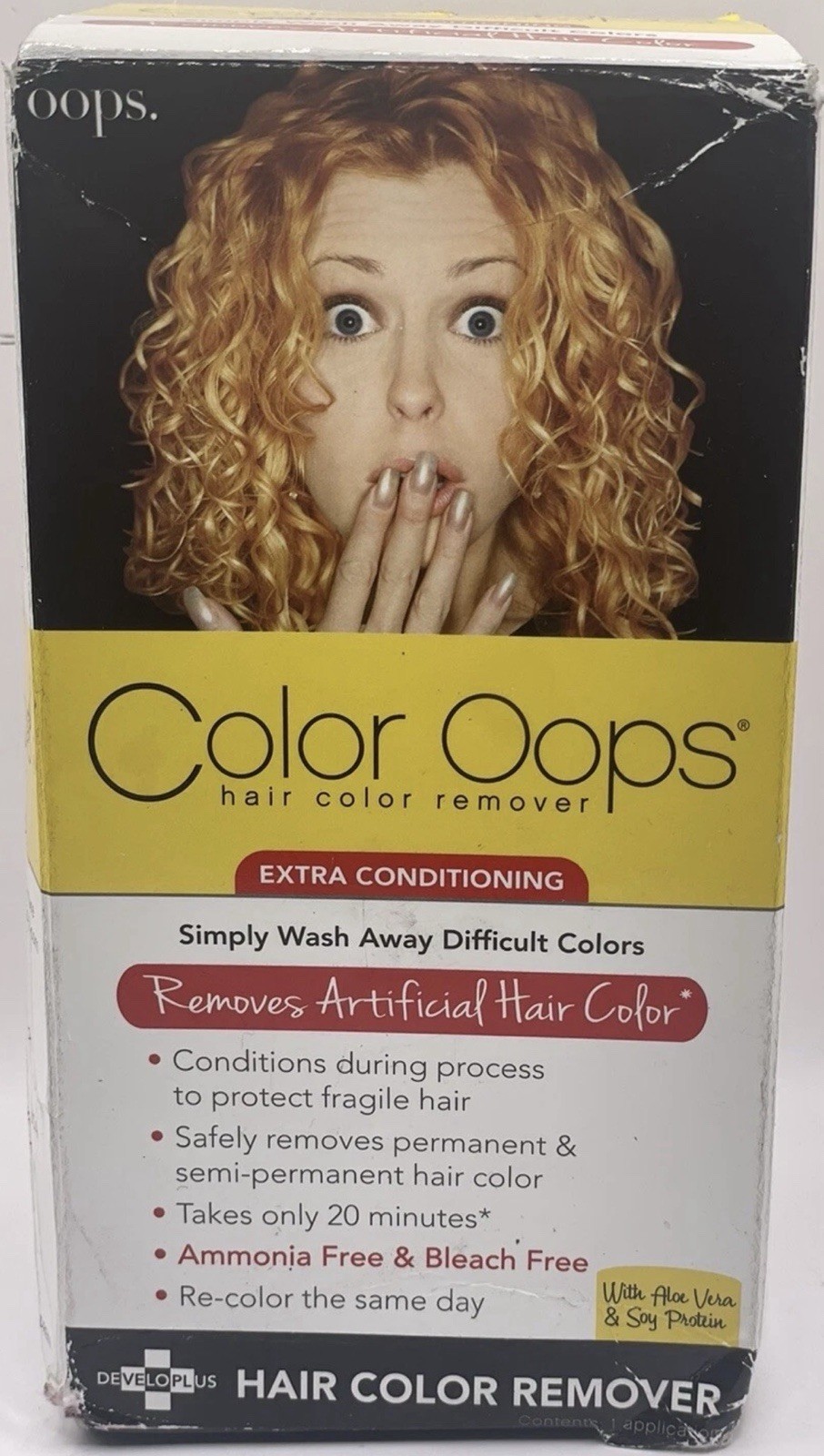 Oops Extra Conditioning Hair Color Remover- Sealed Box, New