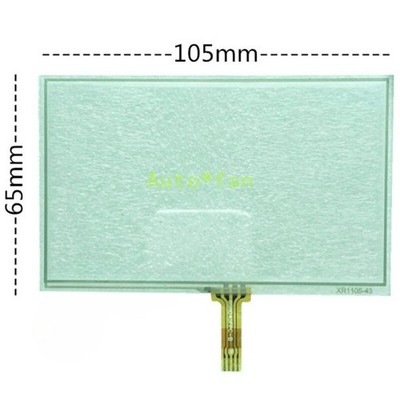 1PCS New For 4.3'' Car Navigation Learning Machine Touch Screen Glass 105 *lh