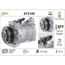 Kompressor Klimaanlage VALEO 813140 für Volvo Ford S80 II XC60 I S-Max Mondeo IV Kompressor Klimaanlage VALEO 813140 für Volvo Ford S80 II XC60 I S-Max Mondeo IV