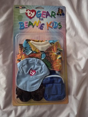Vintage TY Gear For Beanie Kids Clothes School Days Doll Outfit Sealed