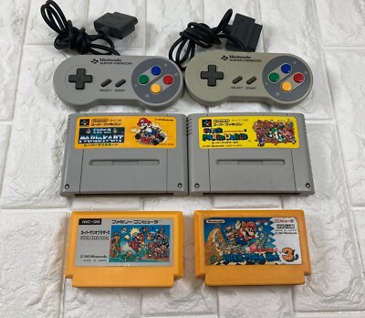 Mario Kart] Nintendo Famicom console Famicom Console games4 SFC FC