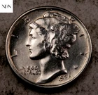 1936 Mercury Dime - Gem BU --- 90% Silver