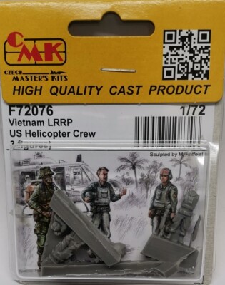 MW22 CMK F72076 VIETNAM LRRP US  HELICOPTER CREW 3FIG 1/72 FIGURE