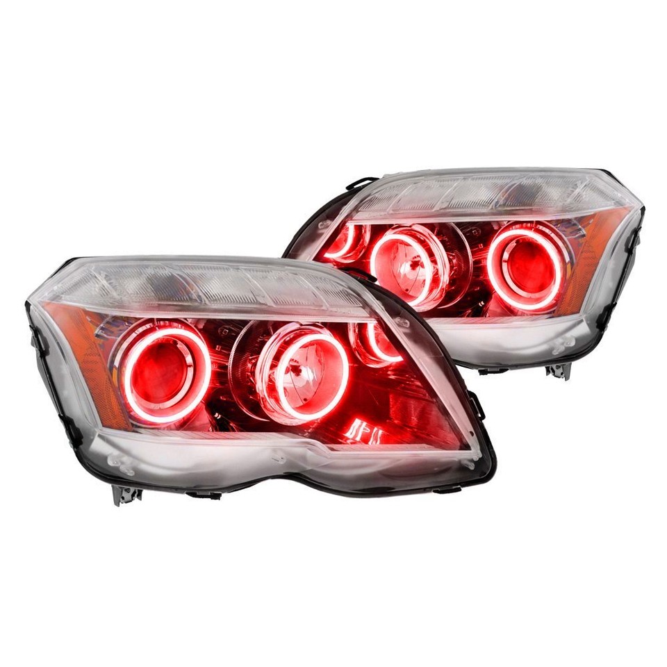 LED Halo Headlights Halo Light Surface Add On Custom Lights Red 2430