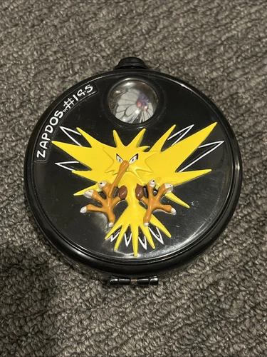 Vintage Pokemon ZAPDOS # 145 Collector Marble Case with 8 Marbles