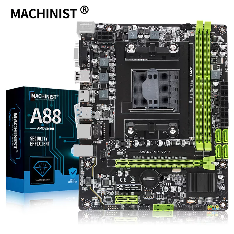 MACHINIST A88 Desktop Motherboard Socket FM2 FM2 DDR3 RAM support A10 A8 A6 A4