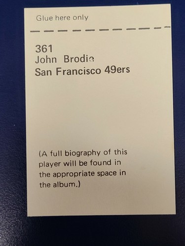 1972 NFLPA Wonderful World Football Briefmarken vervollständigen Ihr Set Sie wählen #271-390 - Bild 99 von 119