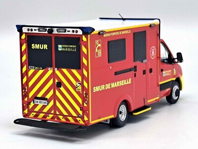 BMPM MERCEDES Sprinter Ambulance De Réanimation WAS SMUR Marseille 1/43