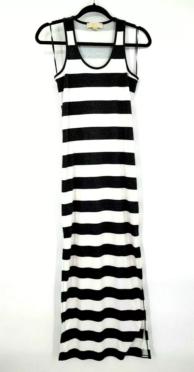 Michael kors striped maxi dress deals