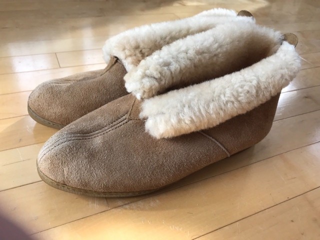 sheepskin ankle boot slippers