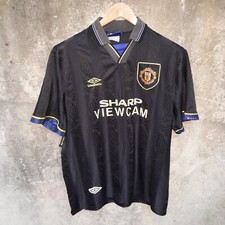 Manchester United 1993-95 away football shirt / jersey. Player Spec. XL mens.