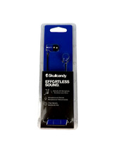 Skullcandy Jib Effortless Sound Wired Blue Earbuds With Microphone S2DUYK-M712