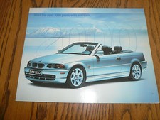 2000 BMW 3 5 7 Series M Cars Z8 Z3 - Sales Brochure w/X5 Sports Vehicle Poster