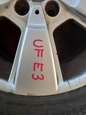 N.4 CERCHI LEGA BMW X3 2006 5 FORI - 18" - 8J 18EH2 ET46 USATI + GOMME 80% UF-E3