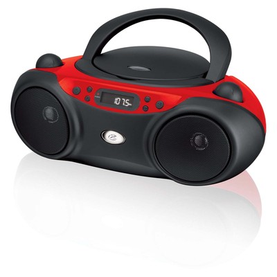 CD Radio Boombox AM/FM LED Display Top-loading Disc Player Programmable Tracks