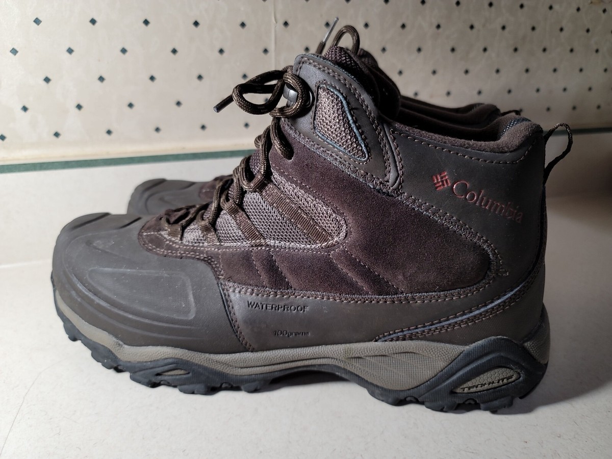 Columbia Waterproof Leather Hiking Boots Men display picture 3