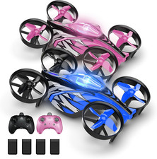 2 in 1 Mini Drones for Kids Remote Control Drone with Land Mode or Fly Mode, LED