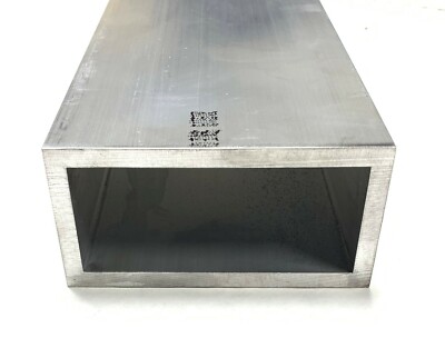 6063 Aluminum Rectangular Tube 2" X 3" X 1/4" Wall 2" Piece | eBay