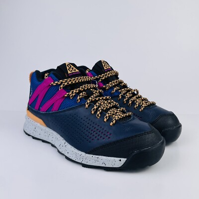 Nike Okwahn II Youth ACG Outdoor Blue Trail Shoes 525367-400  Youth Size 4.5
