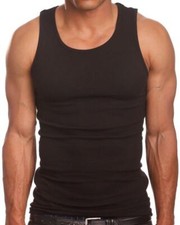 3pc Pro 5 Pro5 A-shirts Black or White Underwear Tank Top Wife Beater Undershirt