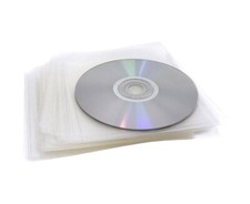 100 BUSTINE PER CD DVD BUSTINA TRASPARENTE IN PLASTICA CUSTODIA PORTACD
