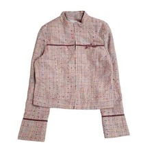 Miss Selfridge Pink Zipped Casual Jacket Uk Women's Size 14 Bnwt Ee318