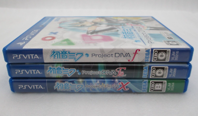 PSVITA Hatsune Miku Project DIVA – Set 3 Giochi: F, 2nd, X – Vocaloid – SEGA Giappone
