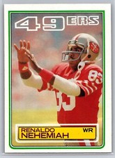 1983 Topps #171 Renaldo Nehemiah RC San Francisco 49ers