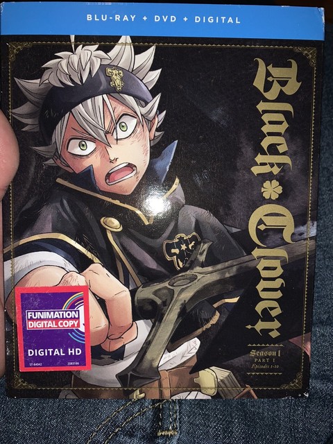 Black Clover Season One Part One New Blu ray With DVD Boxed Set 