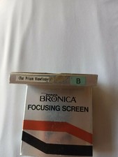 ZENZA BRONICA TL FOCUSING SCREEN FOR  PRISM VIEWFINDER B. NEW Japan.