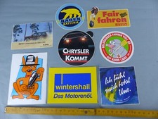 Lot de 8 autocollants Sticker SEAT CHRYSLER JEEP PIRELLI Aufkleber VINTAGE C15