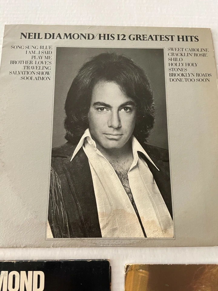 Виниловая пластинка Нил Даймонд ~ его 12 лучших хитов 1974 ~ красивый шум ~ серенада  - Изображение 4 из 4