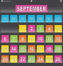 Calendar Numbers For Pocket Chart