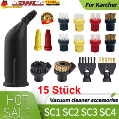 15 Stück Zubehör Für Kärcher Dampfreiniger Easyfix SC1 SC2 SC3 SC4 SC5 Rundbürst