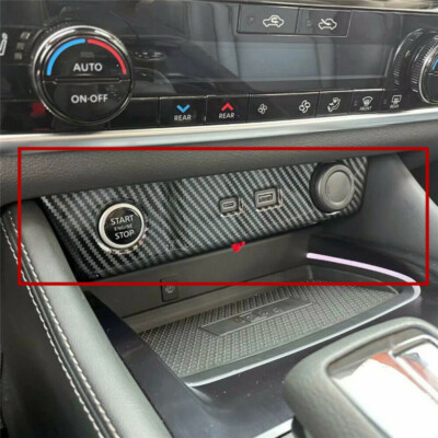 Carbon Fiber Inner Cigarette Lighter Cover Trim For Nissan Qashqai 2023  2024