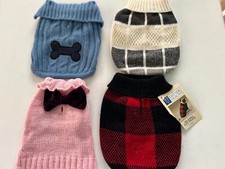 XXS Adorable DOG SWEATERS  4 Styles to Choose from  XXS  XS  all 8" long