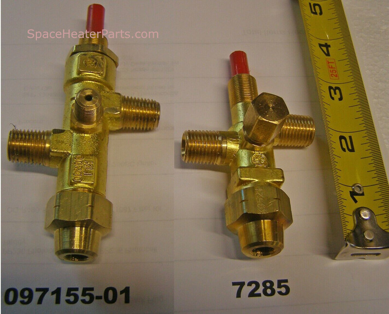 097155-01 Valve for Master, Universal, All Pro, blower type LP gas