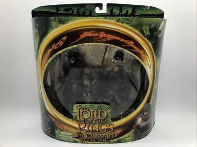 Lord of the Rings LOTR Fellowship of the Ring Gimli & Uruk-Hai Warrior 