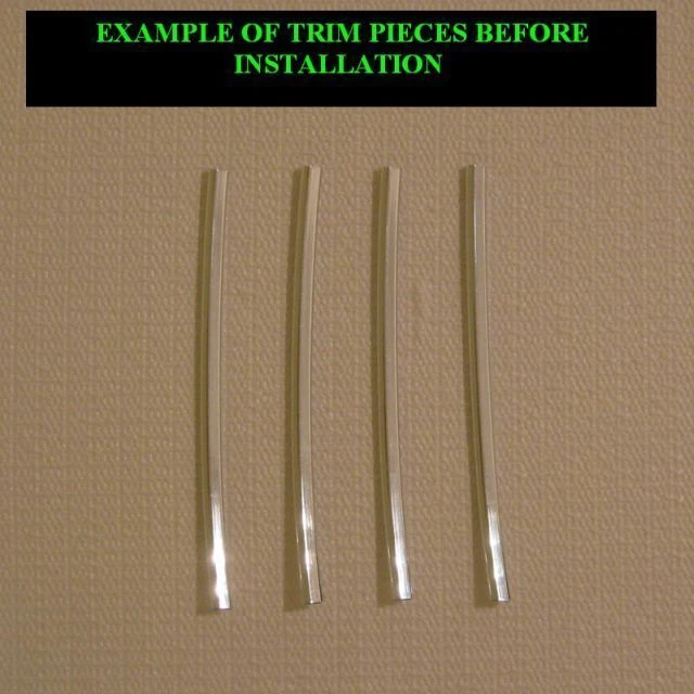 1989-1995 BMW E34 5-SERIES CHROME TRIM FOR GRILL GRILLE 525i 530i 535i 540i M5 - Image 3 of 4