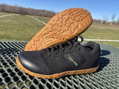 Belleville Mini-Mil Men's Suede Nylon Barefoot Activity Shoes Black Size 13W