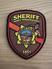 Howard County Sheriff&rsquo;s Office MD - Thanksgiving Holiday Themed Patch