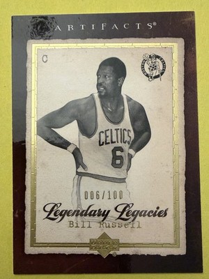 2007-08 Upper Deck Artifacts - Legendary Legacies Bill Russell #153 Gold /100