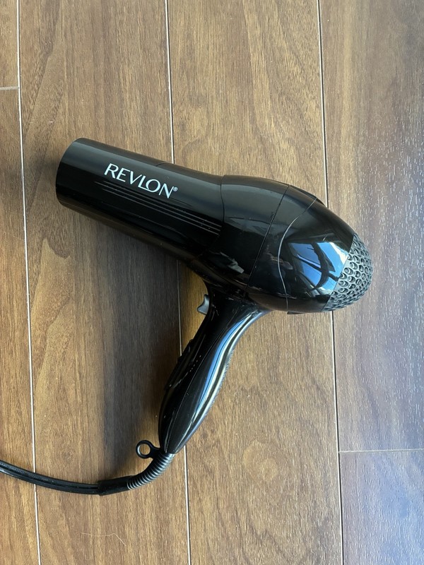 Revlon Compact Hair Dryer | 1875W Lightweight Design, Perfect for Travel, Black
