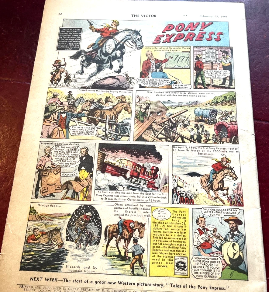 VICTOR #1  (February 1961) Comic **Cheapest on ebay! - Image 2 of 4