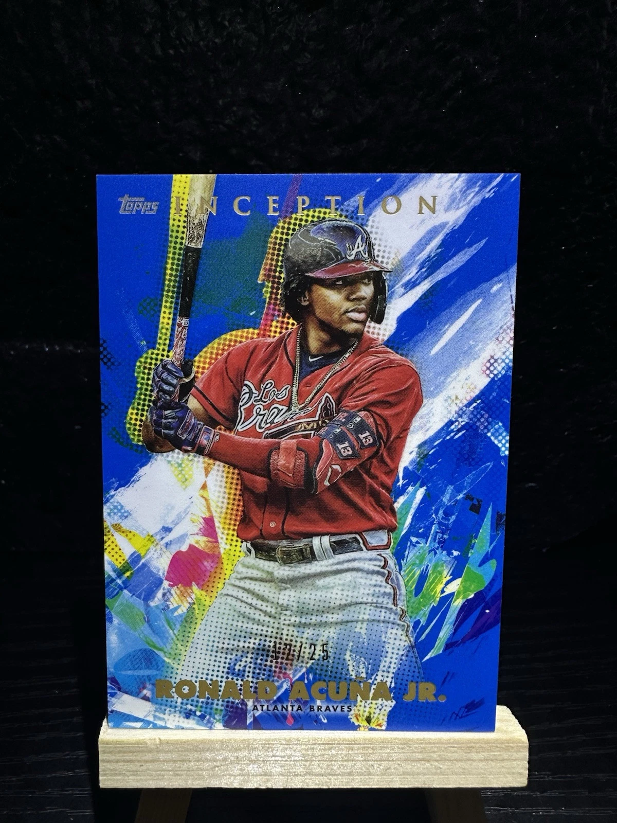 2020 Topps Inception Ronald Acuna Jr. Blue Parallel /25 #1