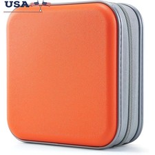 Portable CD Storage Case 48 Capacity Organizer Travel DVD Holder Durable New