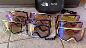 Smith Mag Squad Chromapop goggles Lenses Set Of 9 The North Face Bag Multi Color
